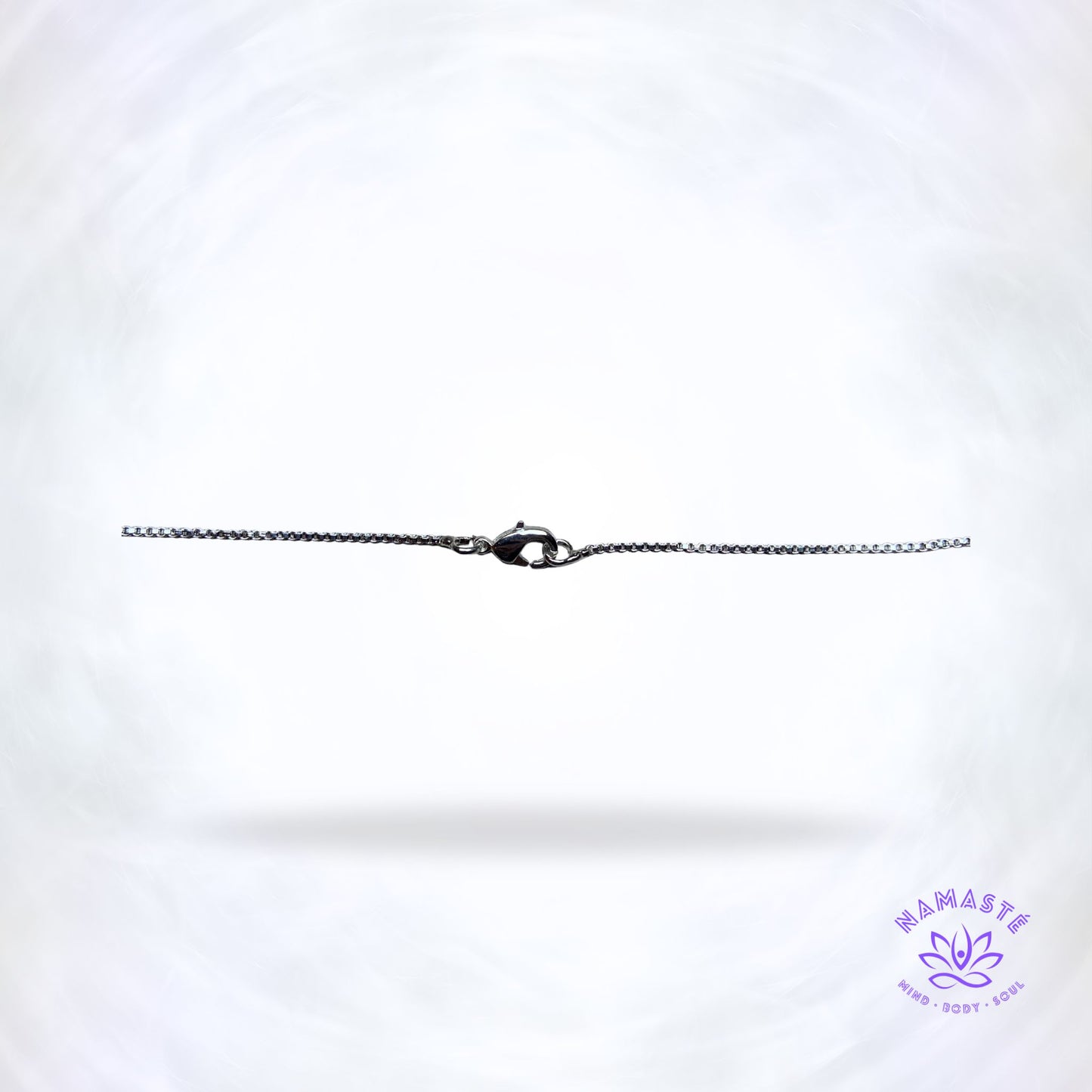 Box chain halsketting met slotje