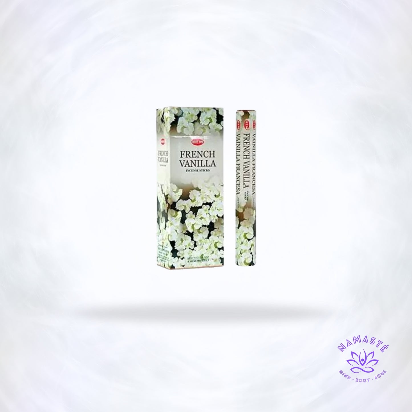 HEM Franse Vanille wierook – set van 6 Hexa-doosjes met zoete, romige vanillegeur.