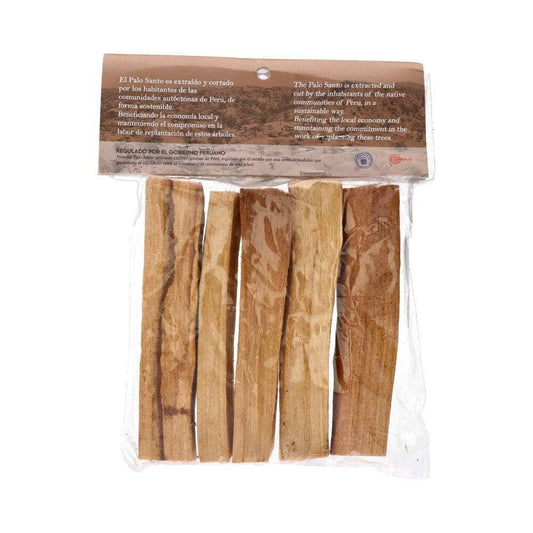 Pakje palo santo sticks achterkant