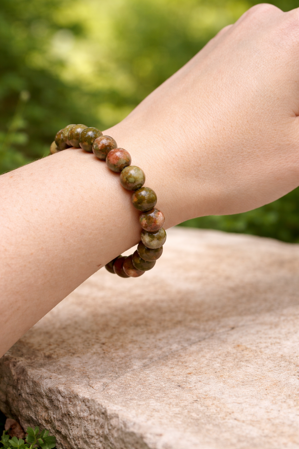 unakiet kralenarmband rond de arm