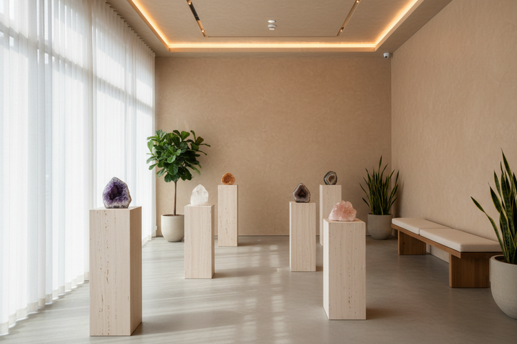 galerij met unieke kristallen