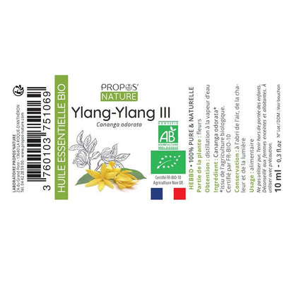 Propos' Nature | Biologische Ylang Ylang Essentiële Olie (10 ml)