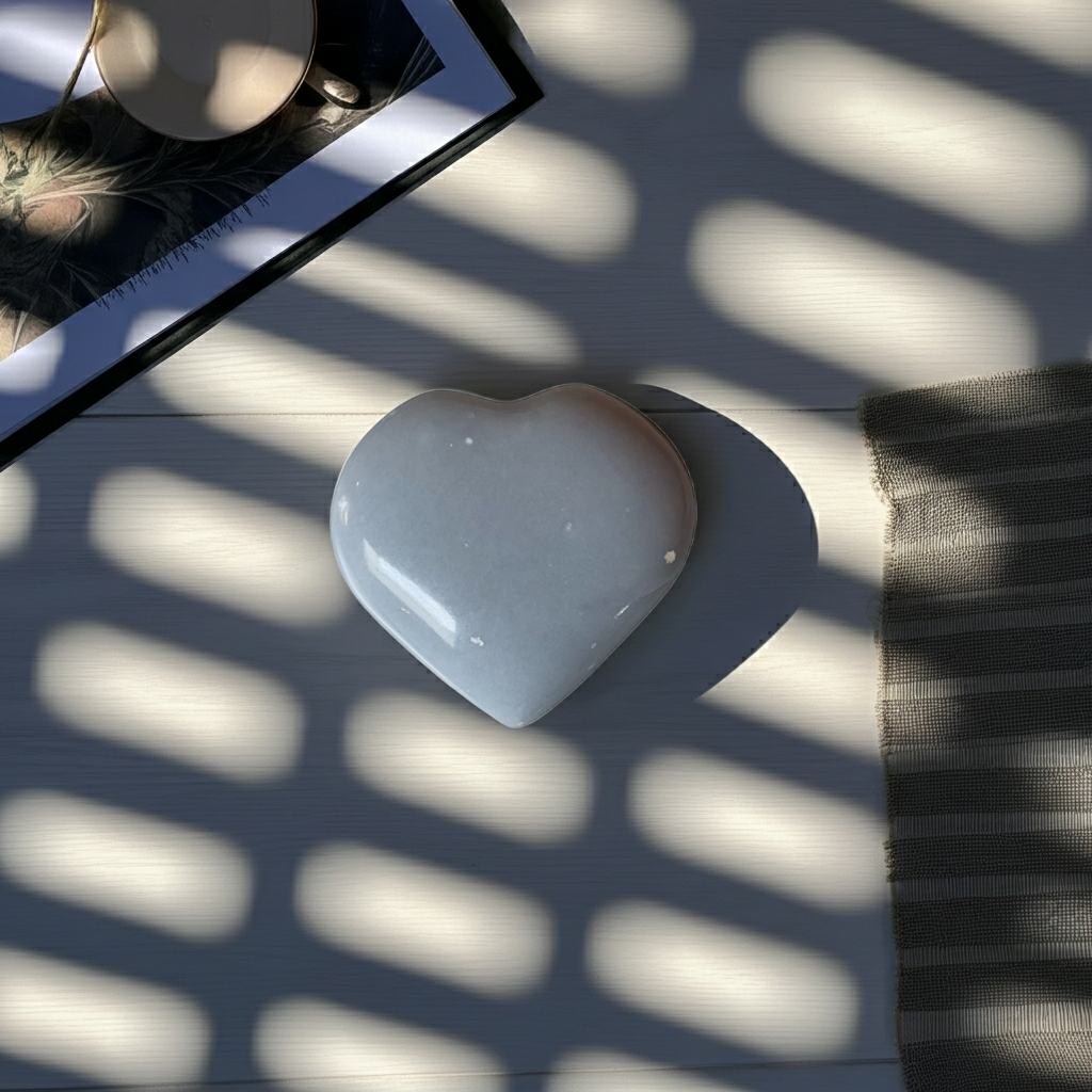 hart van angeliet in de avondschaduw