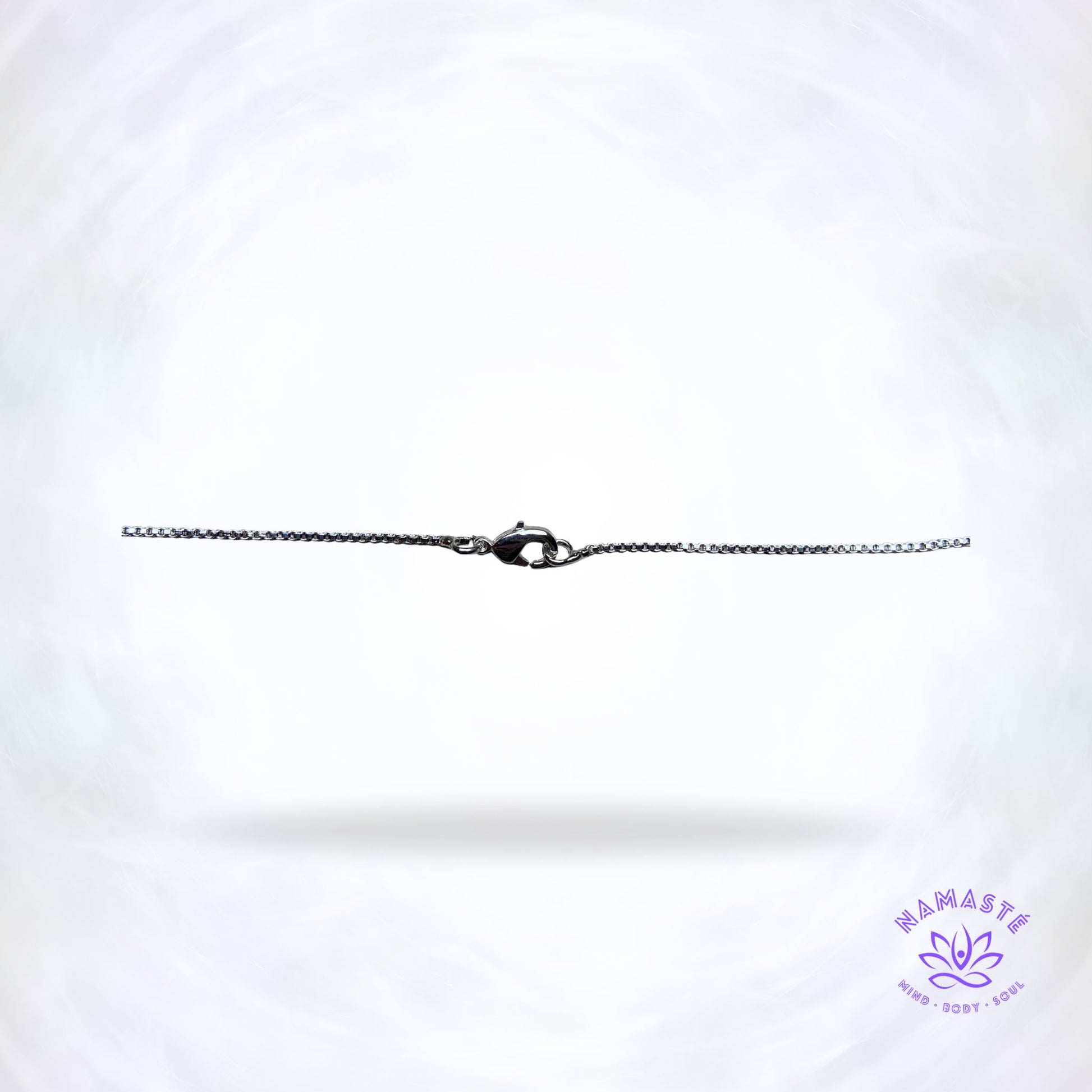 Box chain halsketting met slotje