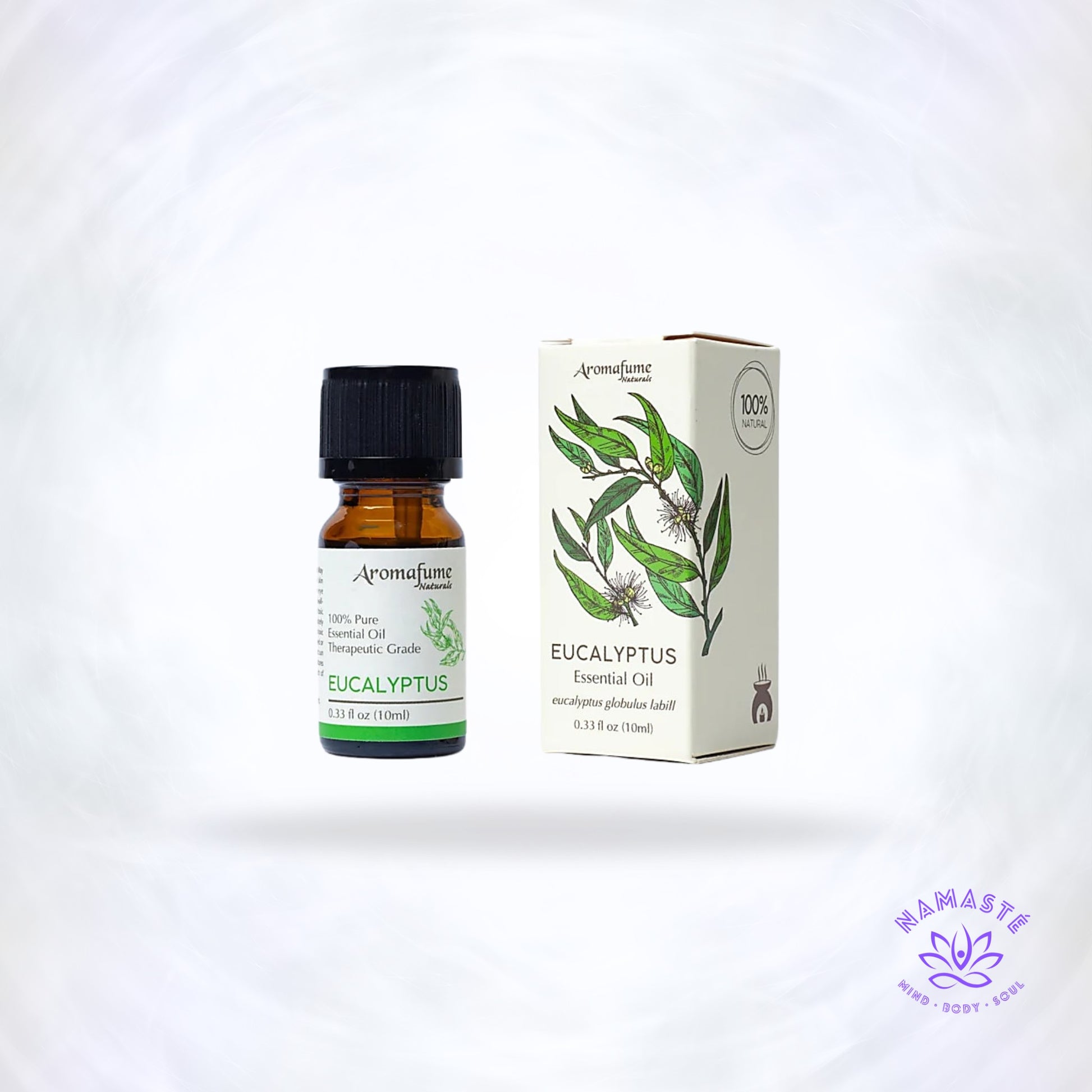 Aromafume eucalyptus essentiële olie – natuurlijke olie die frisheid, zuivering en verkwikking biedt voor huis en aromatherapie.