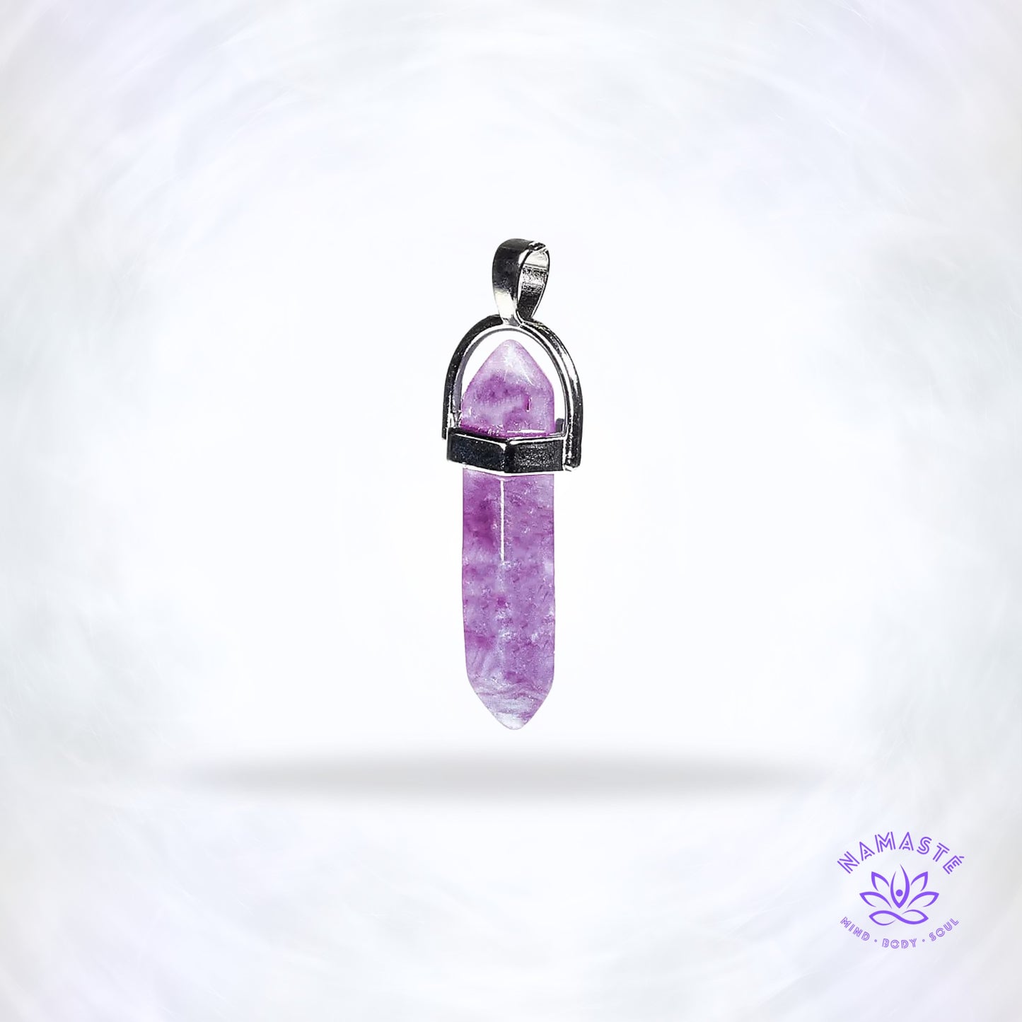 Fluoriet hanger – natuurlijke edelsteen in unieke kleurschakeringen die focus, balans en bescherming bevordert.