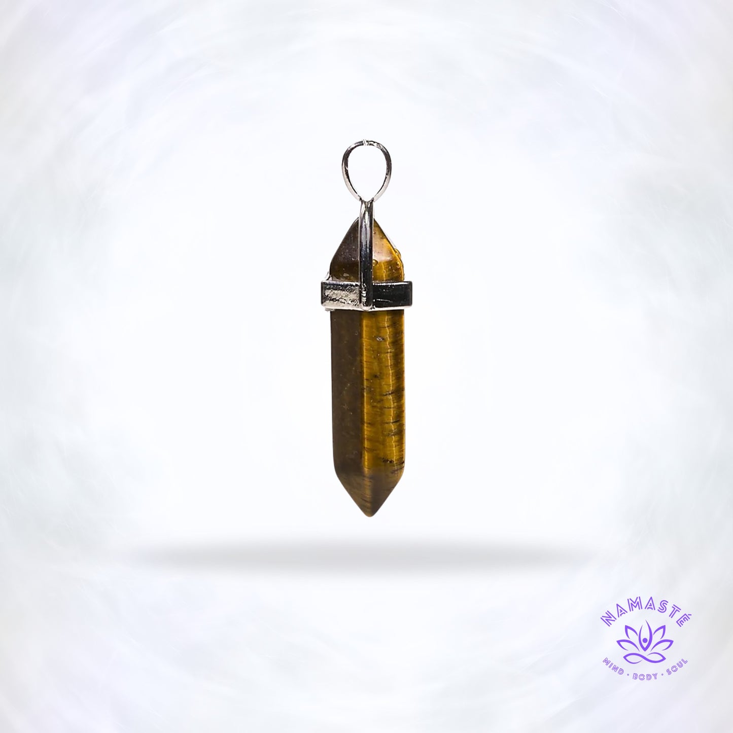 Tijgeroog hanger – edelsteen met warme, gouden glans die kracht, energie en bescherming brengt in het dagelijks leven.