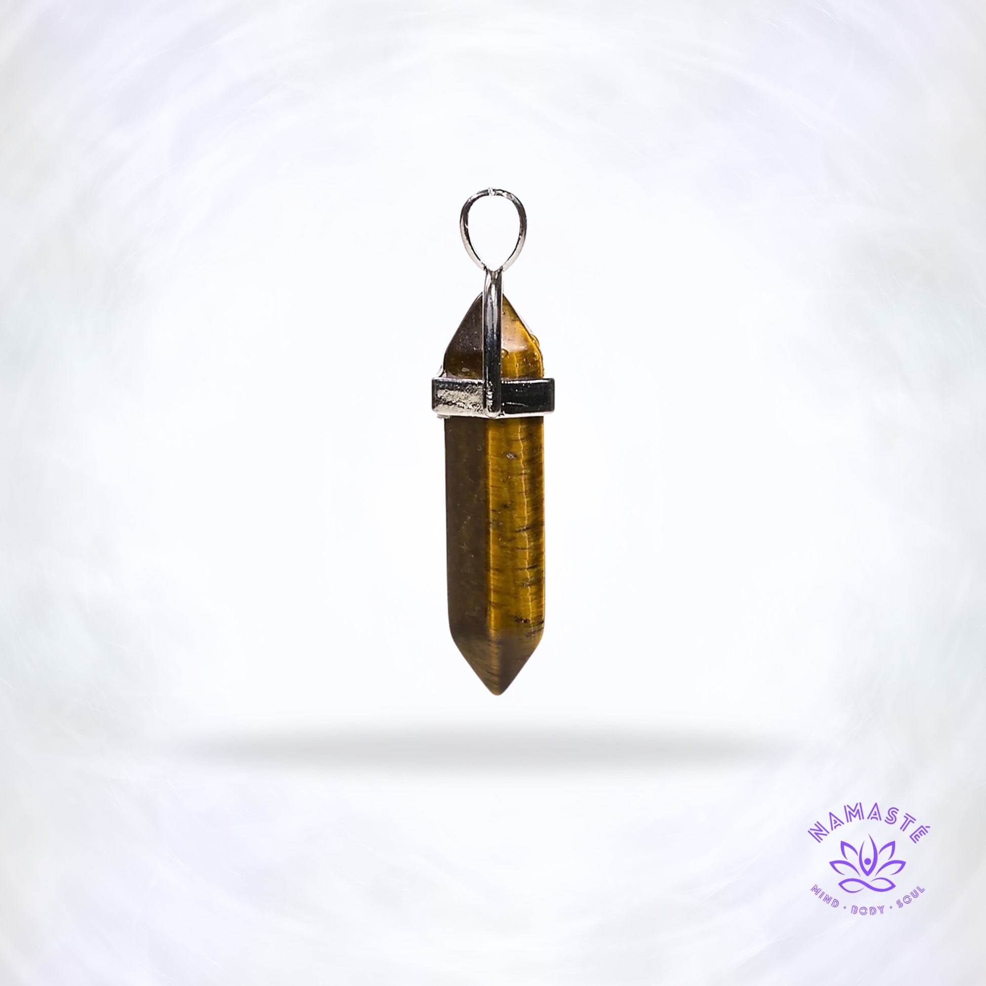 Tijgeroog hanger – edelsteen met warme, gouden glans die kracht, energie en bescherming brengt in het dagelijks leven.