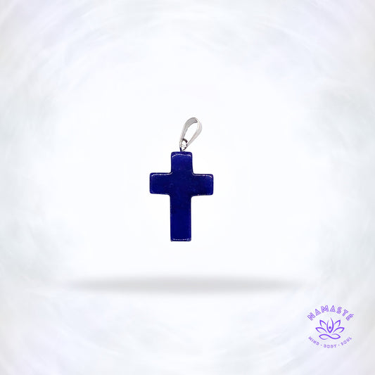 kruis hangertje van lapis lazuli