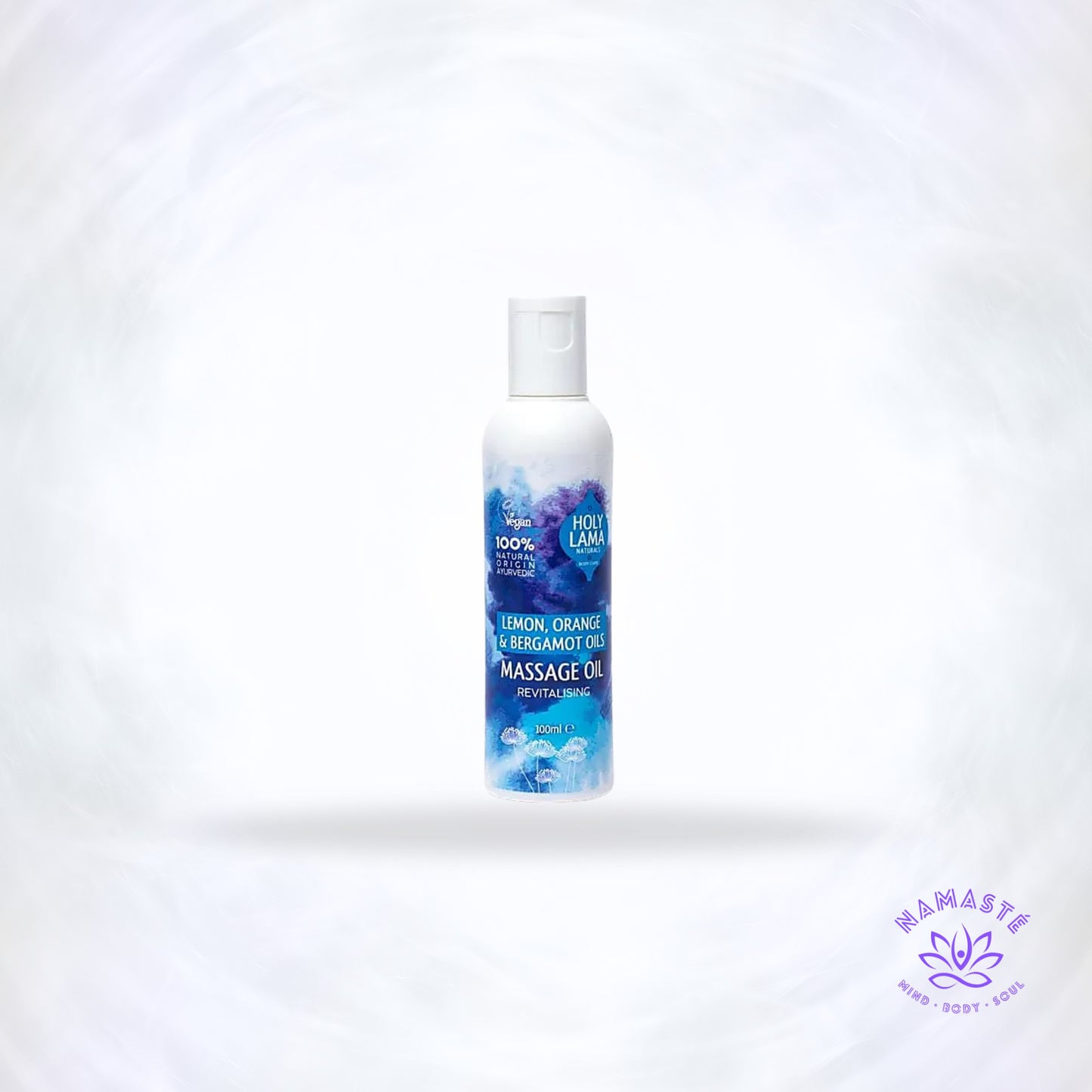 Holy Lama massageolie Revitalizing – Ayurvedische body- en massageolie met sinaasappel & bergamot.