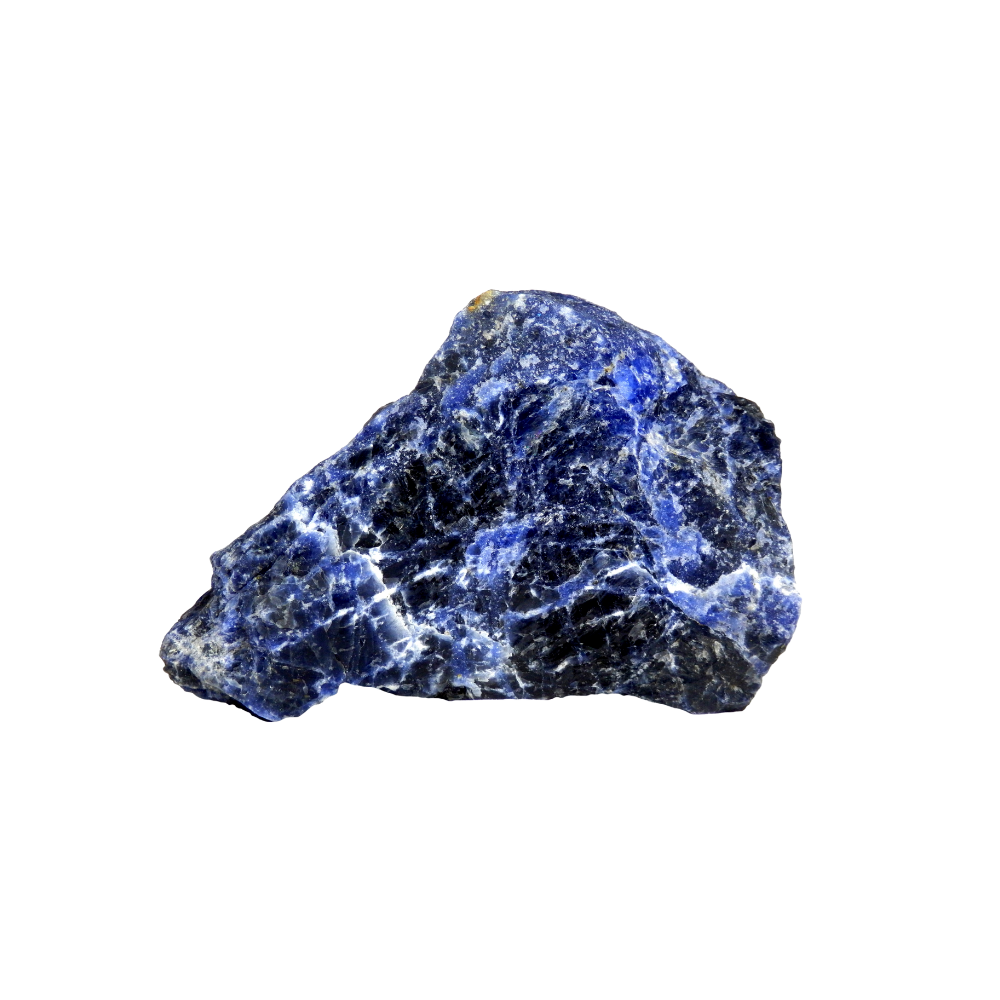 een ruw stuk lapis lazuli