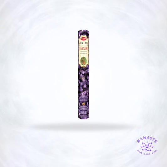 Lavendel wierookstokjes van HEM – zachte, bloemige geur die ontspanning, balans en innerlijke rust bevordert.