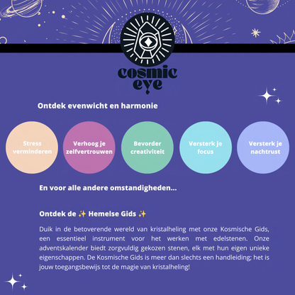 Info over de kracht van de cosmic eye adventkalender