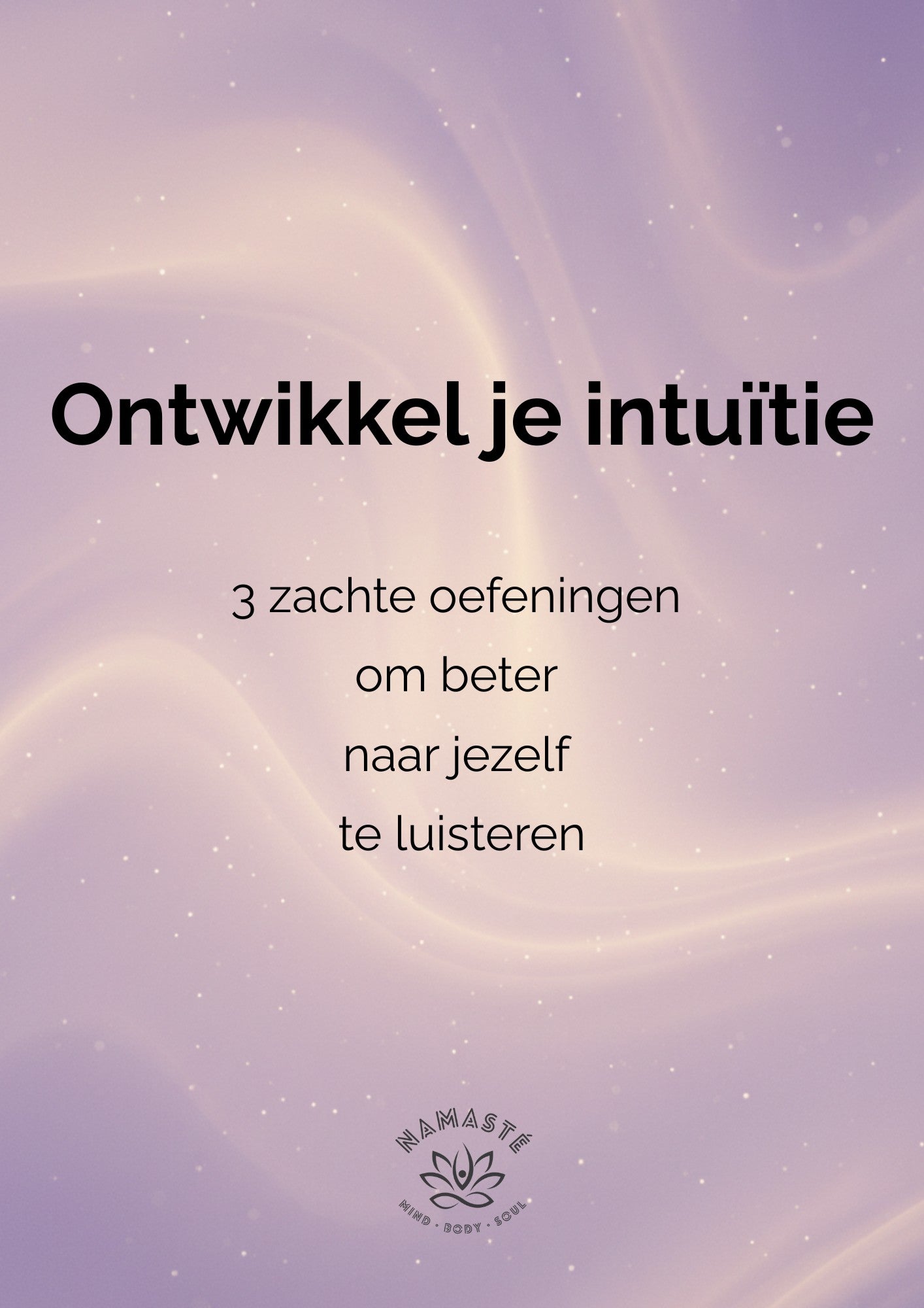 cover van de gids Ontwikkel je intuïtie