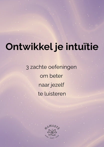 cover van de gids Ontwikkel je intuïtie