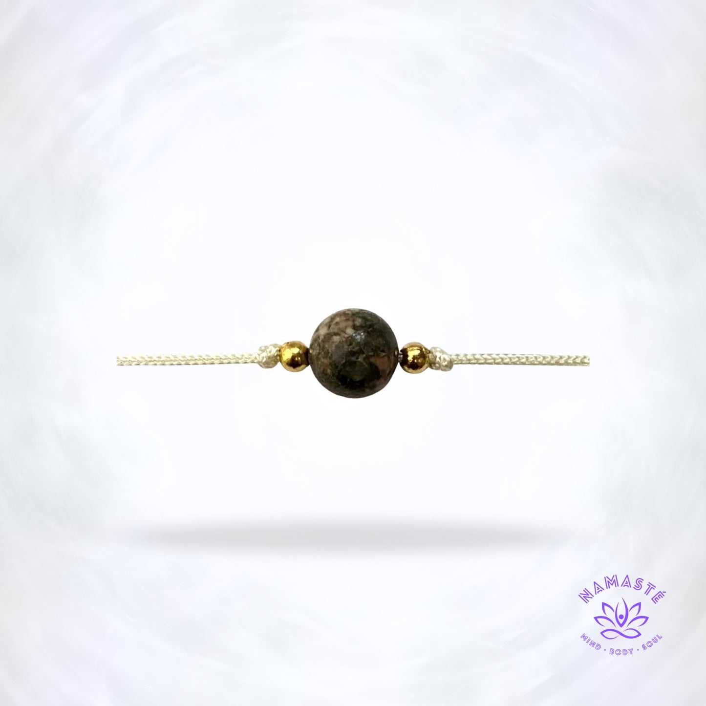 Minimalistische armband met één edelsteen — unakiet