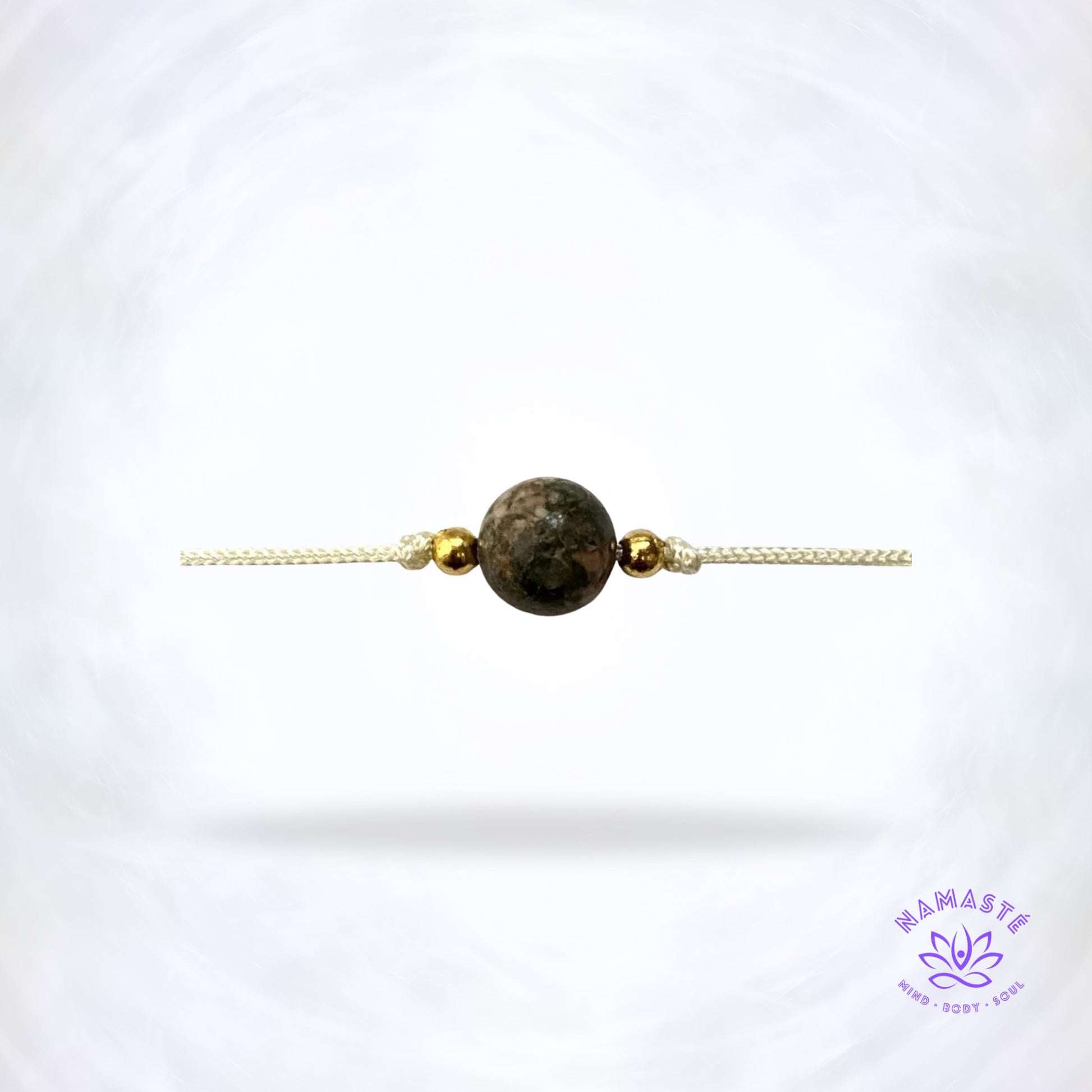 Minimalistische armband met één edelsteen — unakiet