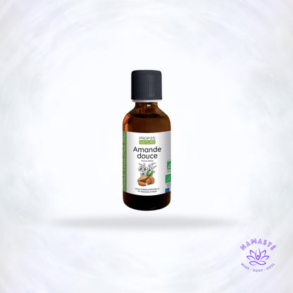 Zoete amandelolie propos'nature met logo