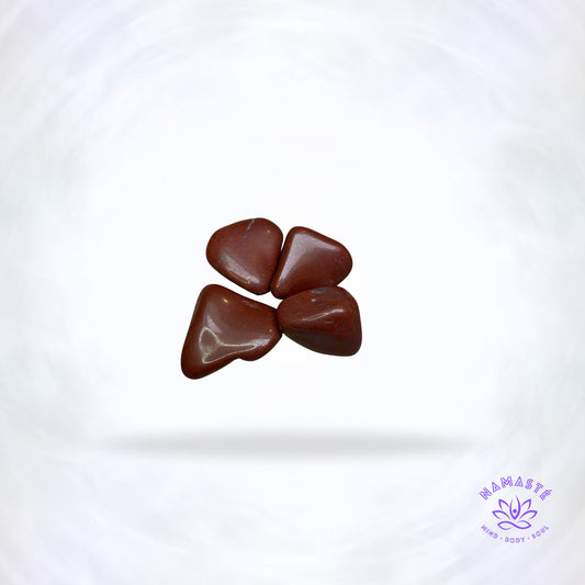 Rode Jaspis Trommelstenen M