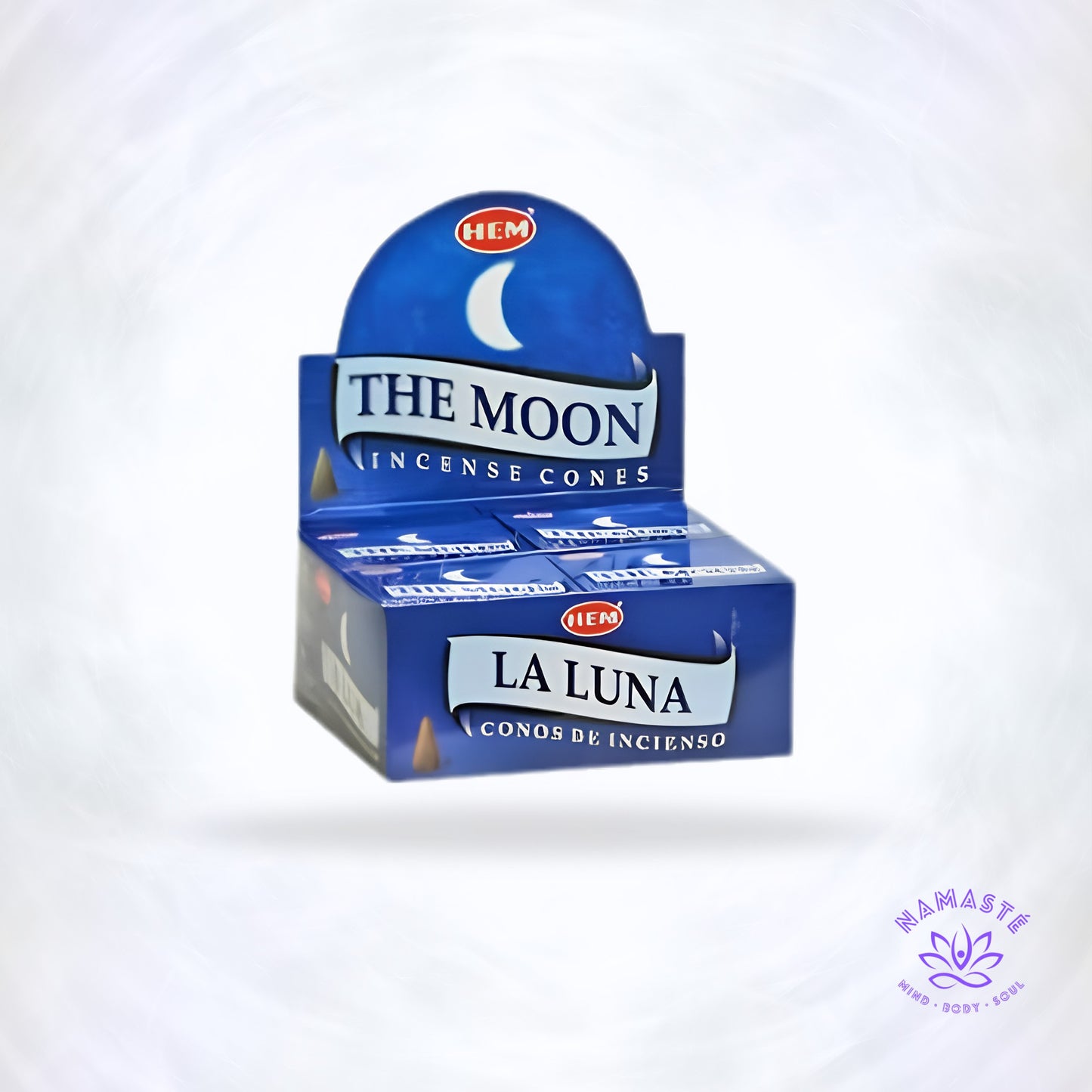 Box met doosjes Hem Wierookkegels The Moon