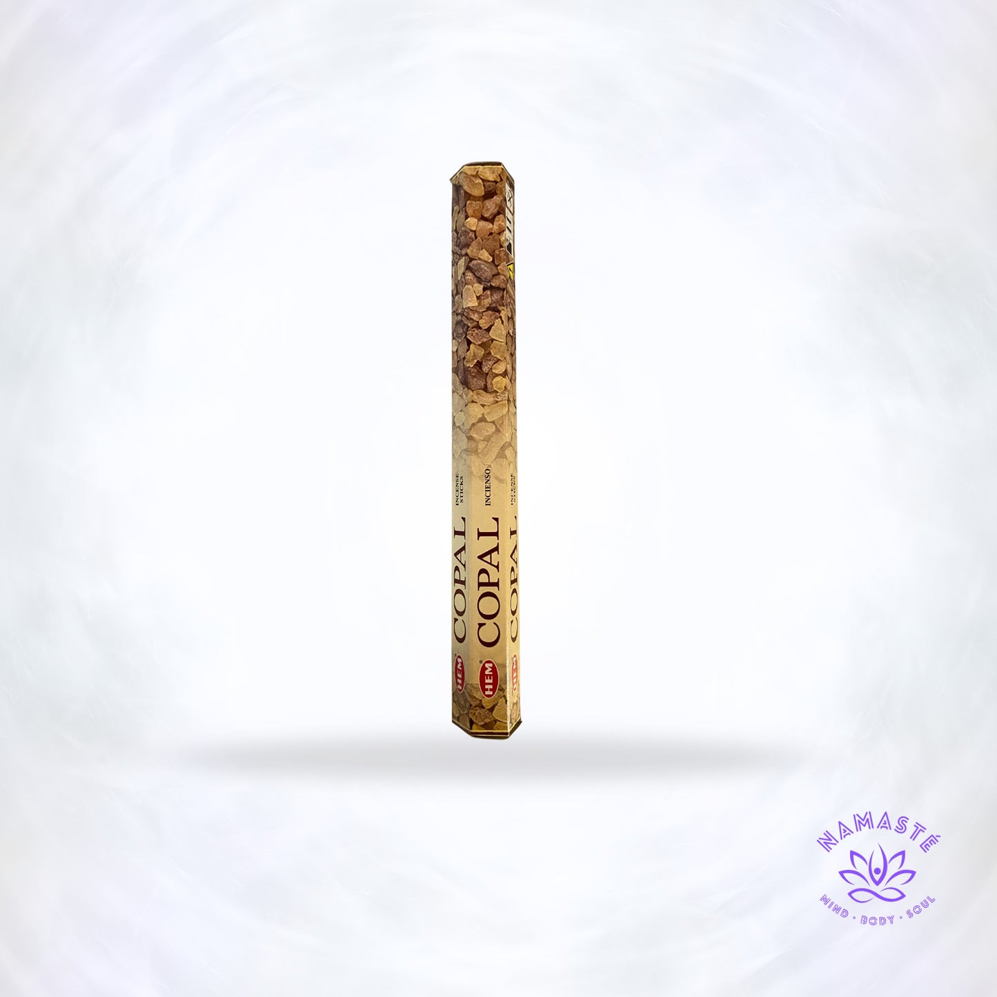 HEM Copal wierookstokjes met warme harsachtige copalgeur, geschikt voor meditatie, rituelen en sfeerschepping.