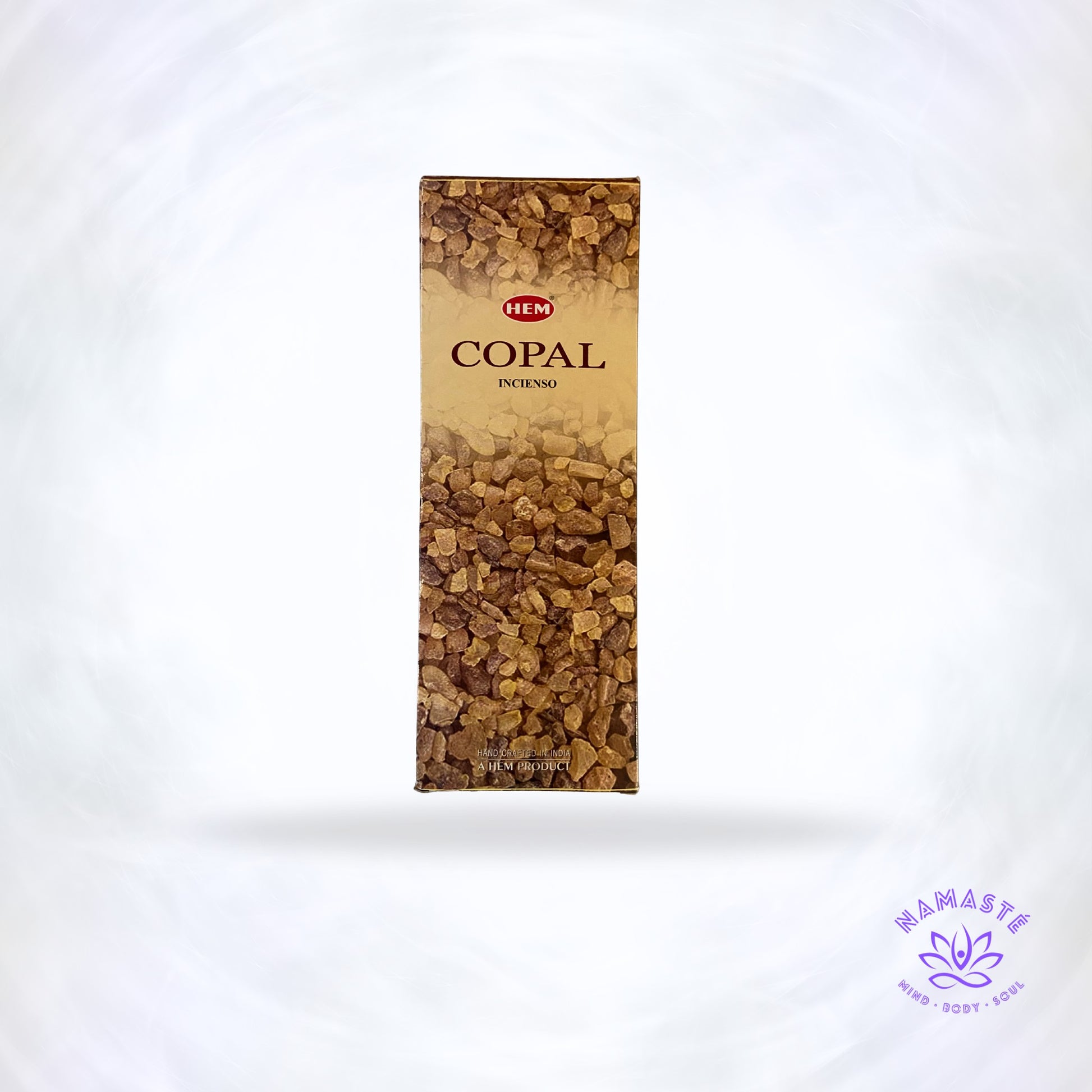 HEM Copal wierookstokjes met warme harsachtige copalgeur, geschikt voor meditatie, rituelen en sfeerschepping.