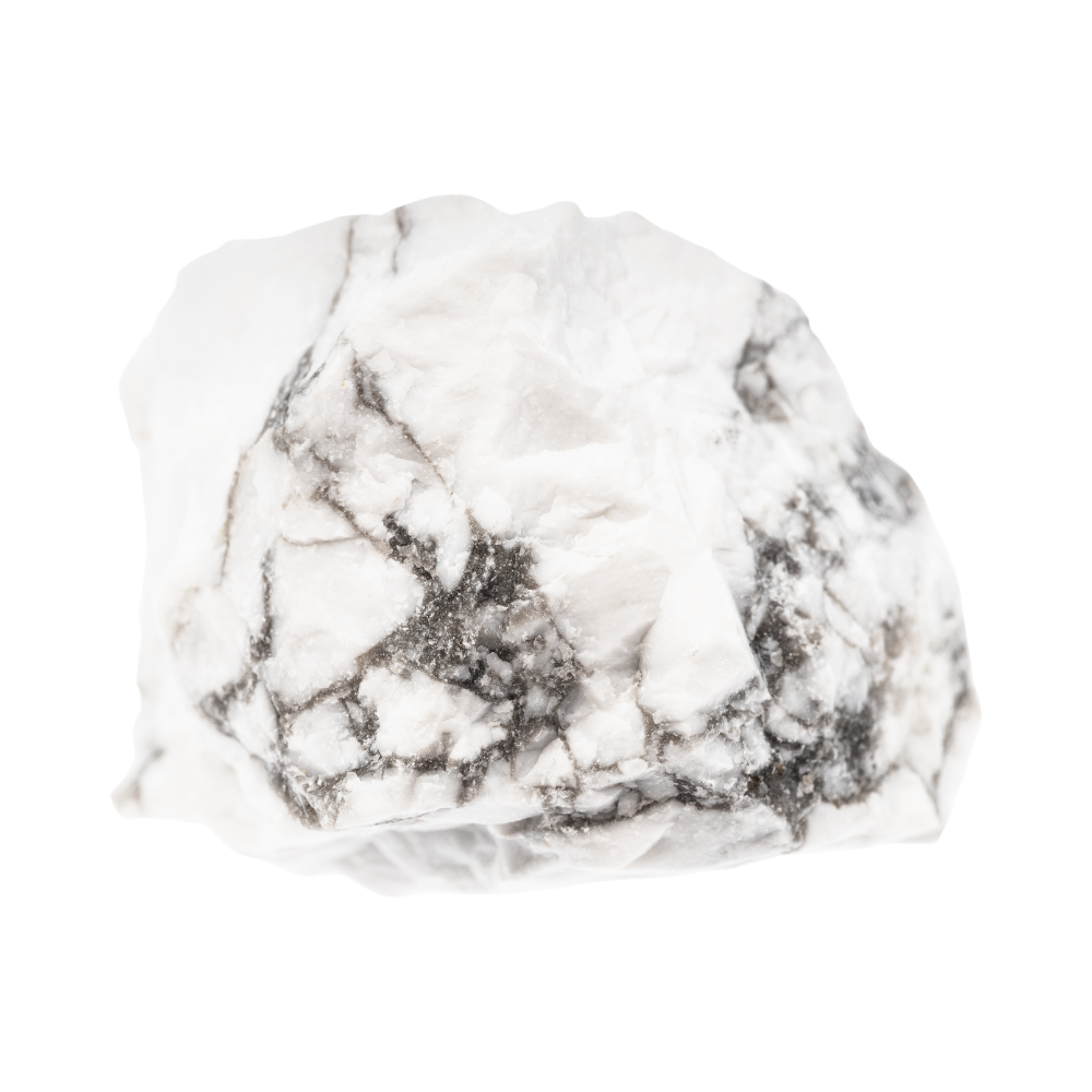 een stuk ruwe Witte Howliet