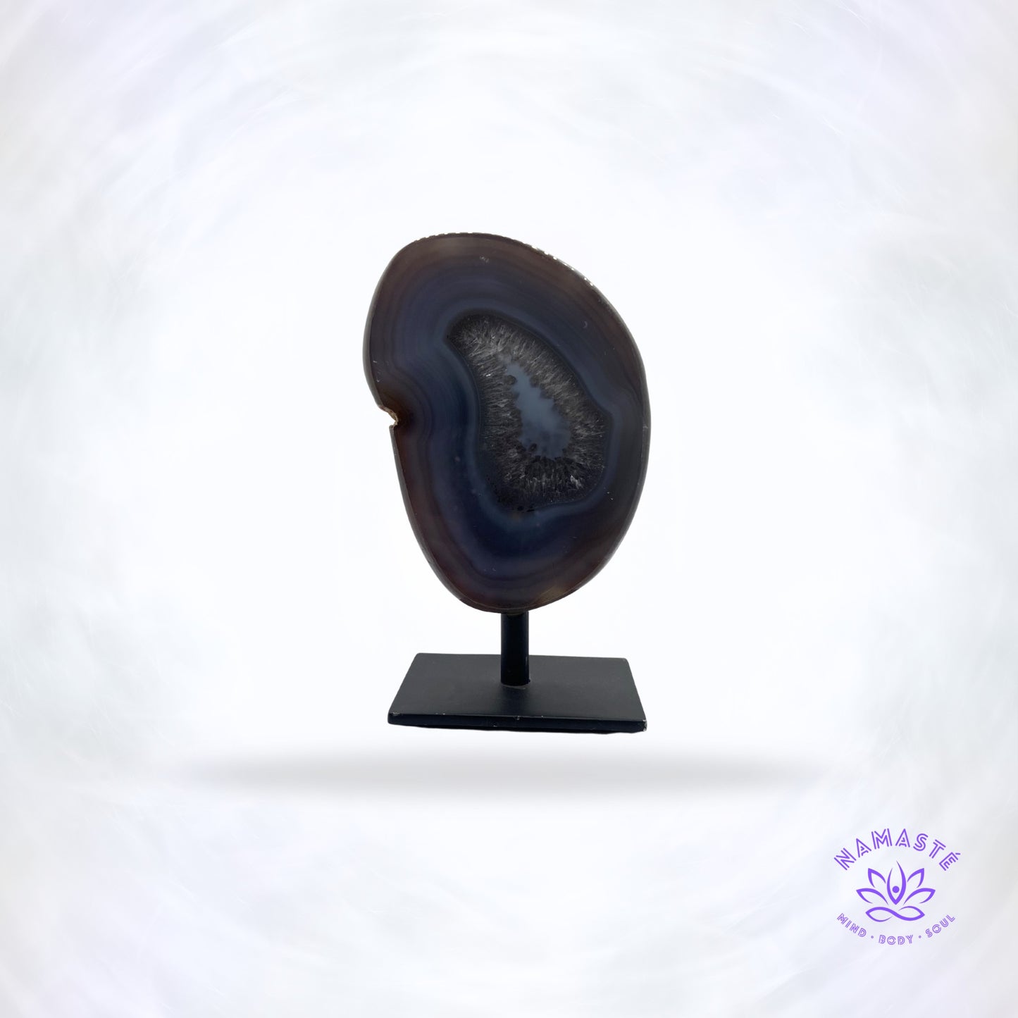 agaat op metalen staander