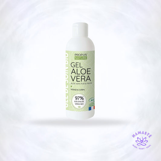 aloe vera gel met Namasté logo