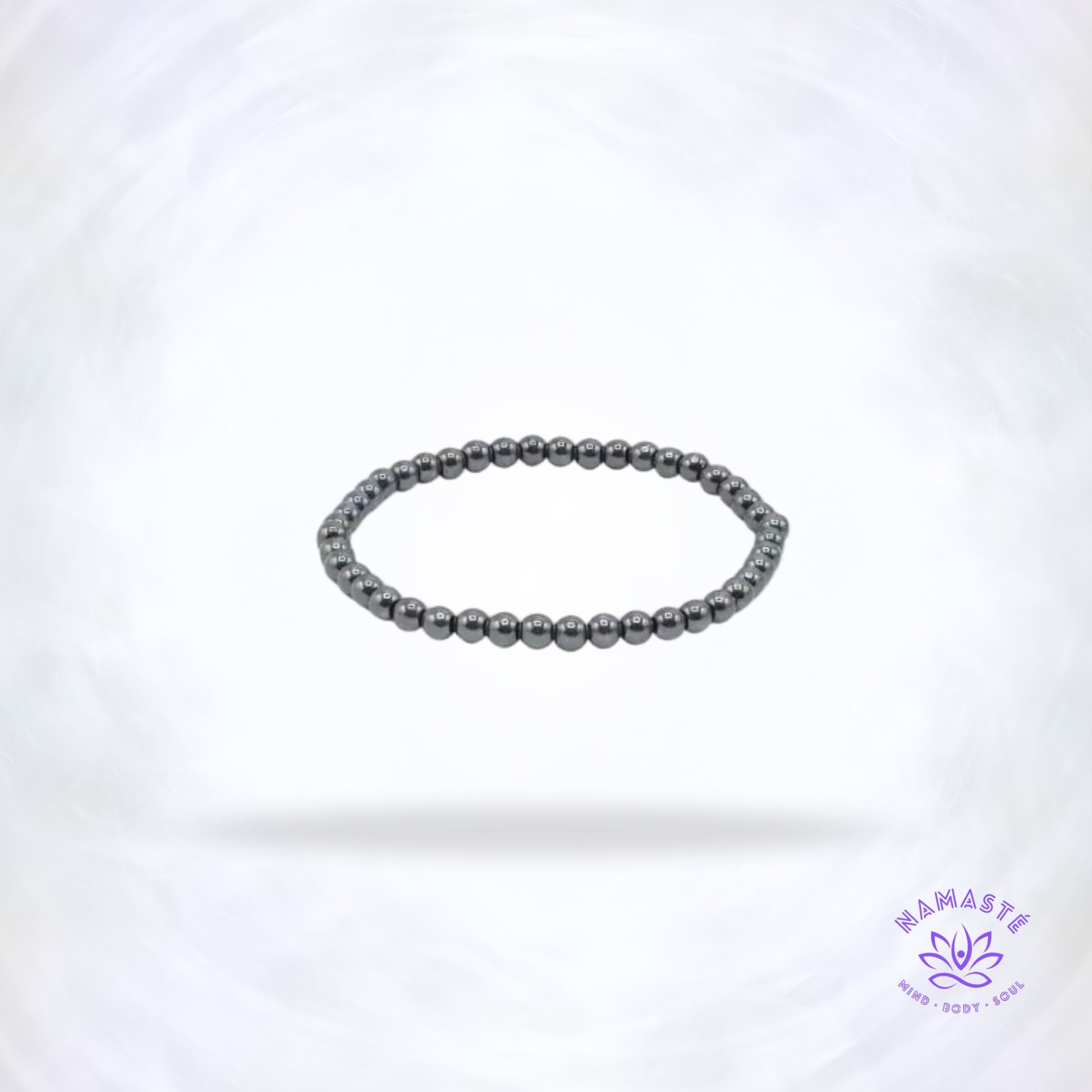 Hematiet armband 4 mm – subtiele aardende armband uit Brazilië voor balans en rust.