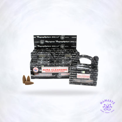 los pack en grote doos aura cleansing backflow kegels op logo achtergrond