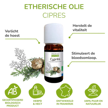werking van cipres olie van Propos' Nature