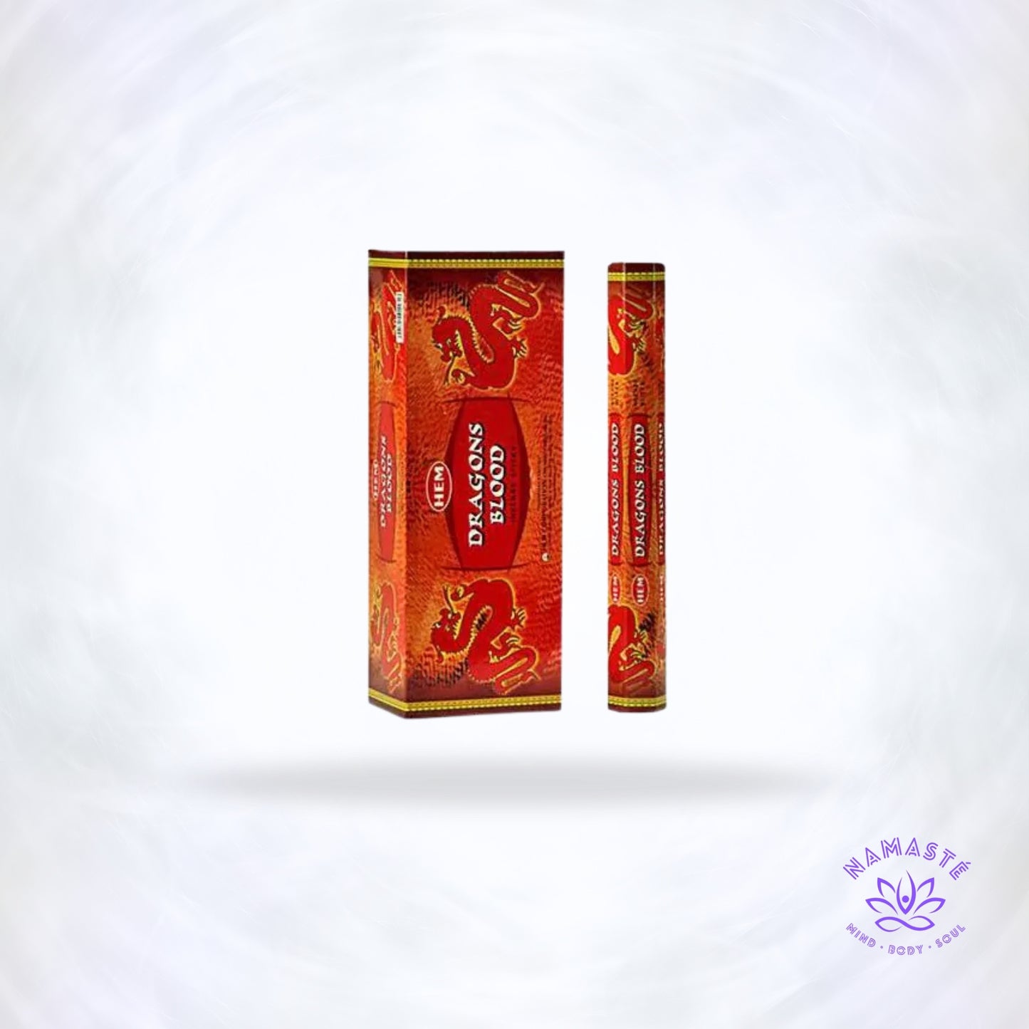 HEM Drakenbloed wierook Hexa – krachtige harsachtige geur voor bescherming en zuivering.