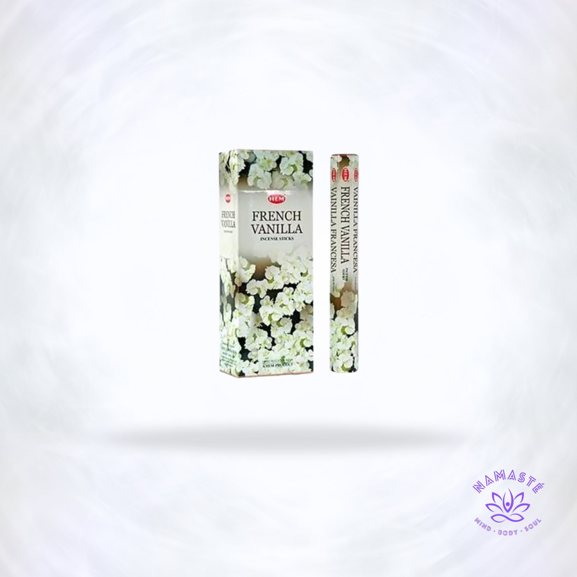 HEM Franse Vanille wierook – set van 6 Hexa-doosjes met zoete, romige vanillegeur.