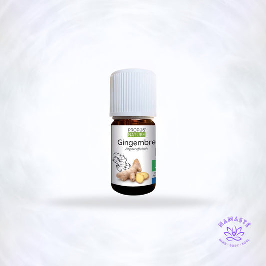 gemberolie met logo van Namasté