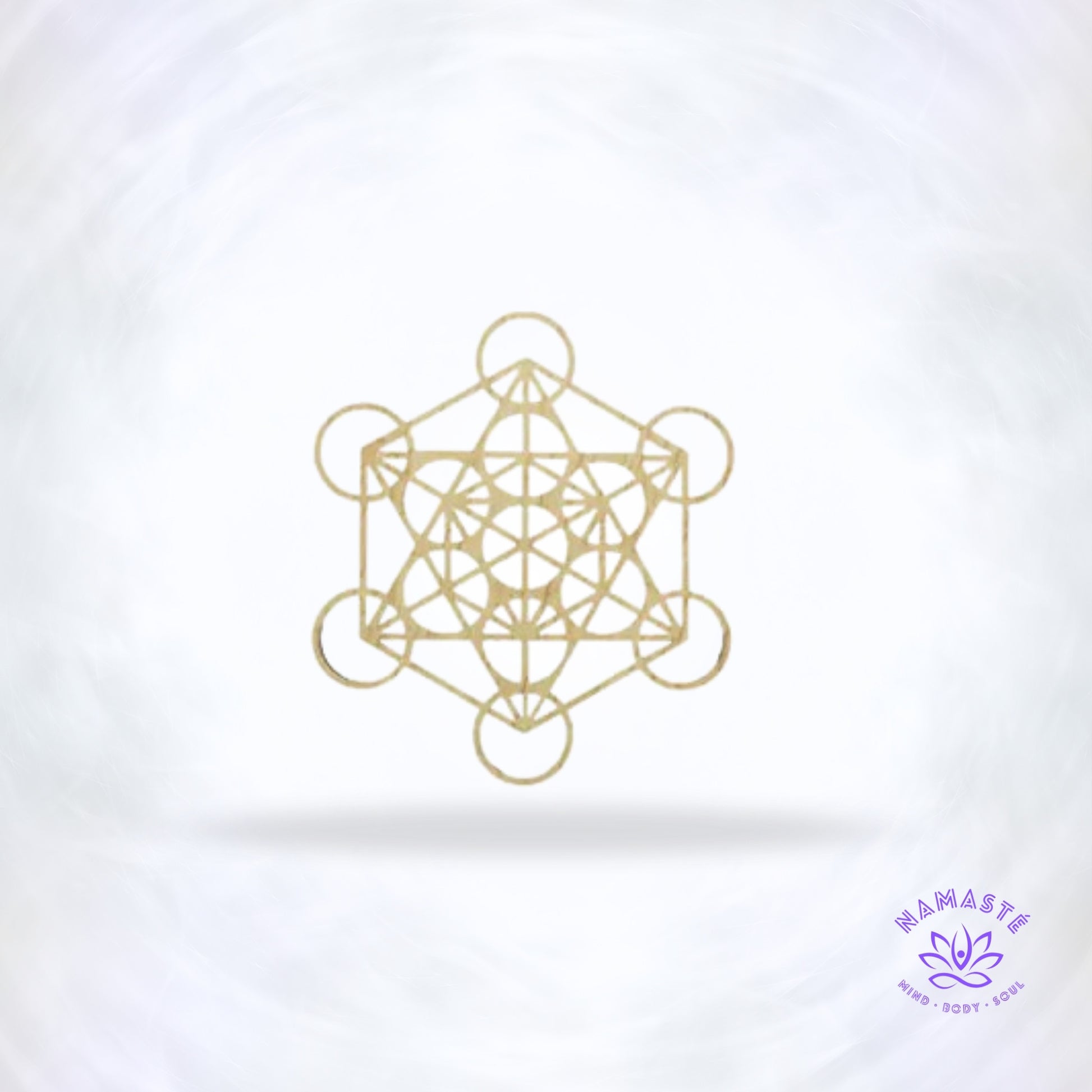 Houten Metatron kristalgrid 10 cm – heilige geometrie.