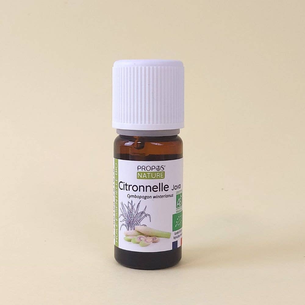 propos'nature citronella olie op beige achtergrond
