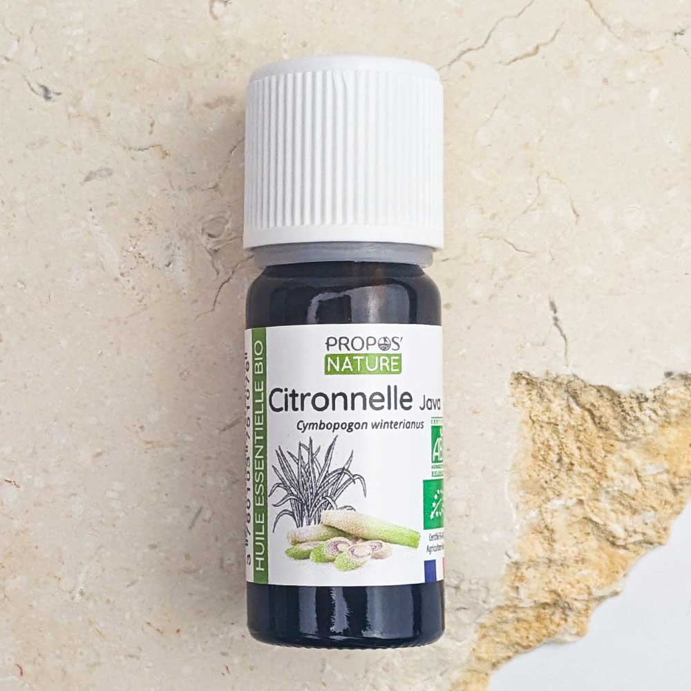 propos'nature citronella olie op een natuursteen