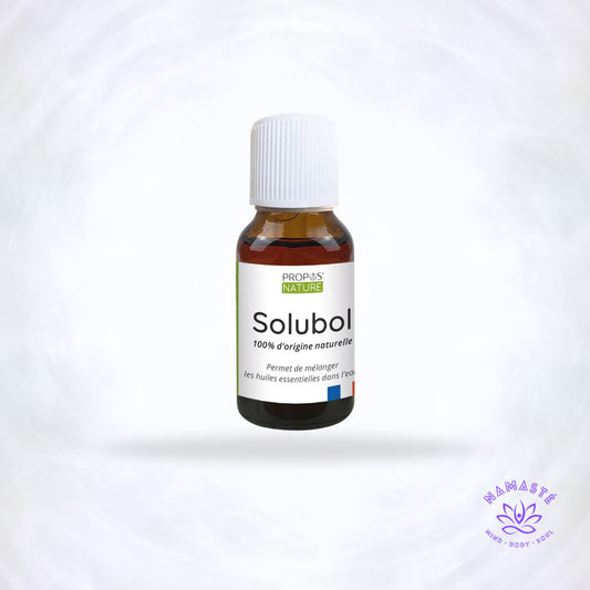 solubol flesje met Namasté logo