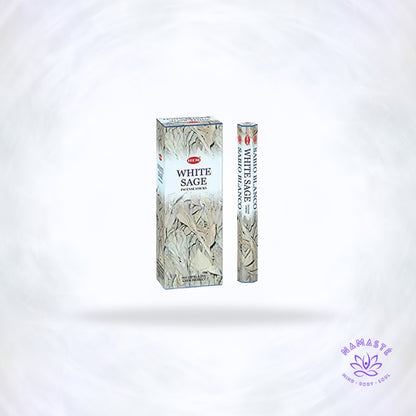 HEM Witte Salie wierook Hexa – kruidige reinigende geur voor smudging.
